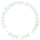 Kreistext "zuverlässiger Innenausbau seit 2022"
